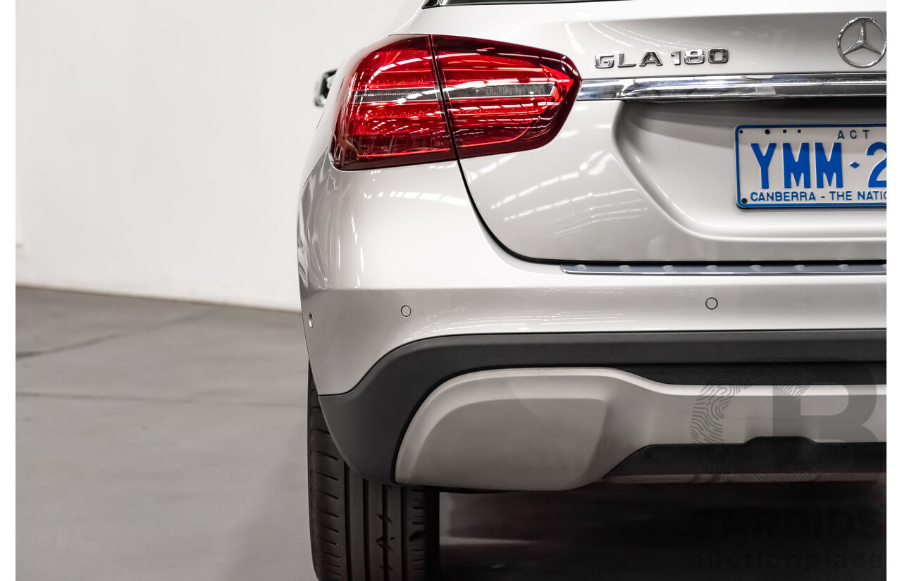 7/2017 Mercedes Benz GLA 180 X156 4d Wagon Polar Silver Metallic Turbo 1.6L