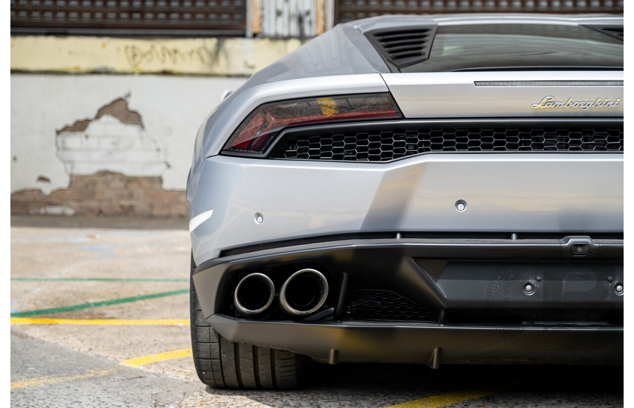 9/2015 Lamborghini Huracan LP 610-4 (AWD) 724 2d Coupe Grigio Nimbus Silver Metallic V10 5.2L