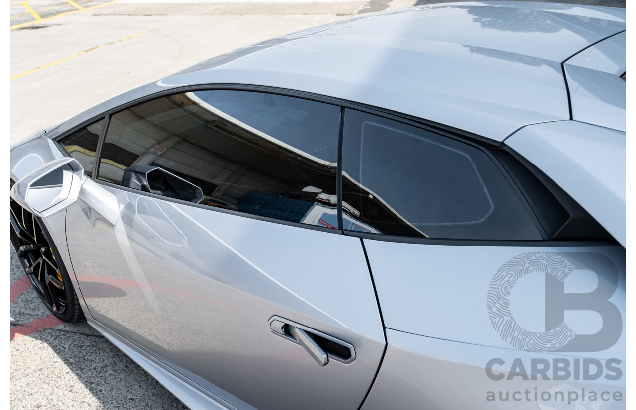 9/2015 Lamborghini Huracan LP 610-4 (AWD) 724 2d Coupe Grigio Nimbus Silver Metallic V10 5.2L