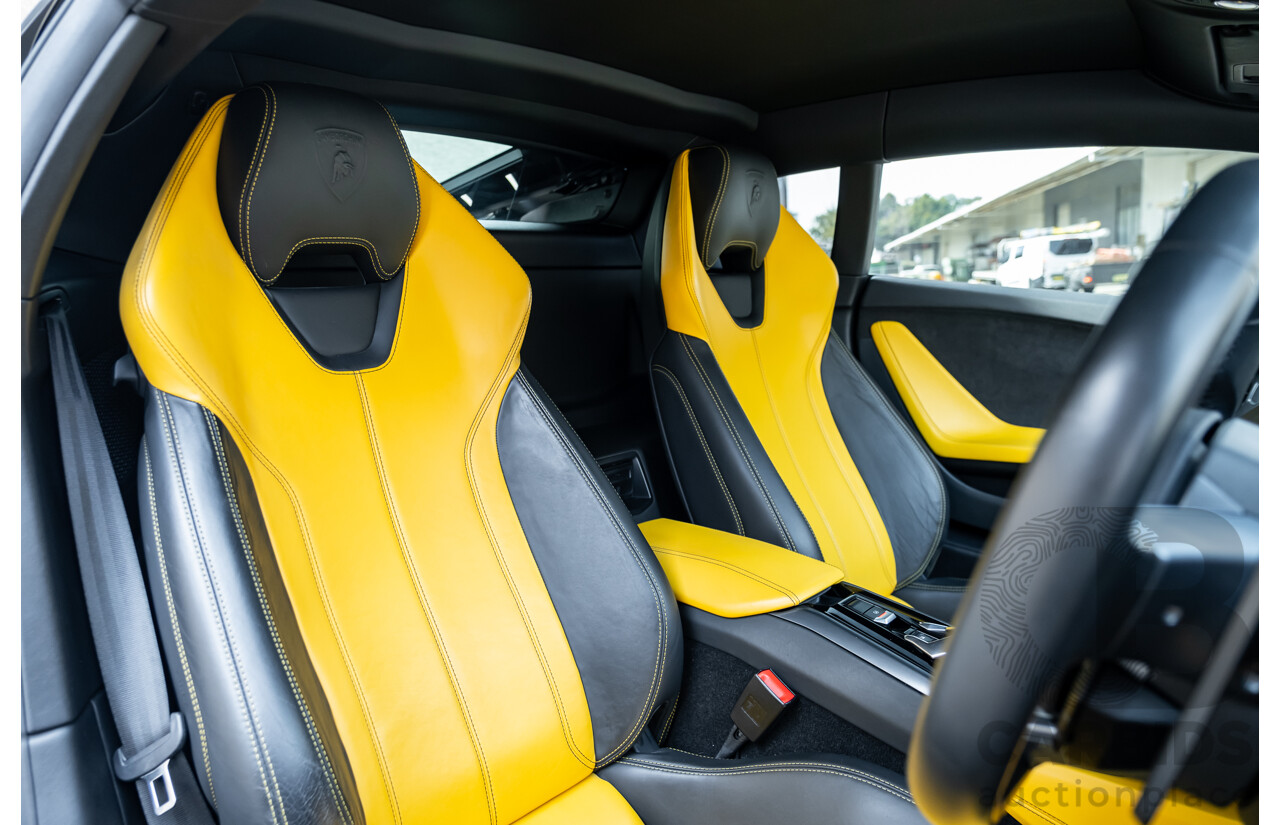 9/2015 Lamborghini Huracan LP 610-4 (AWD) 724 2d Coupe Grigio Nimbus Silver Metallic V10 5.2L