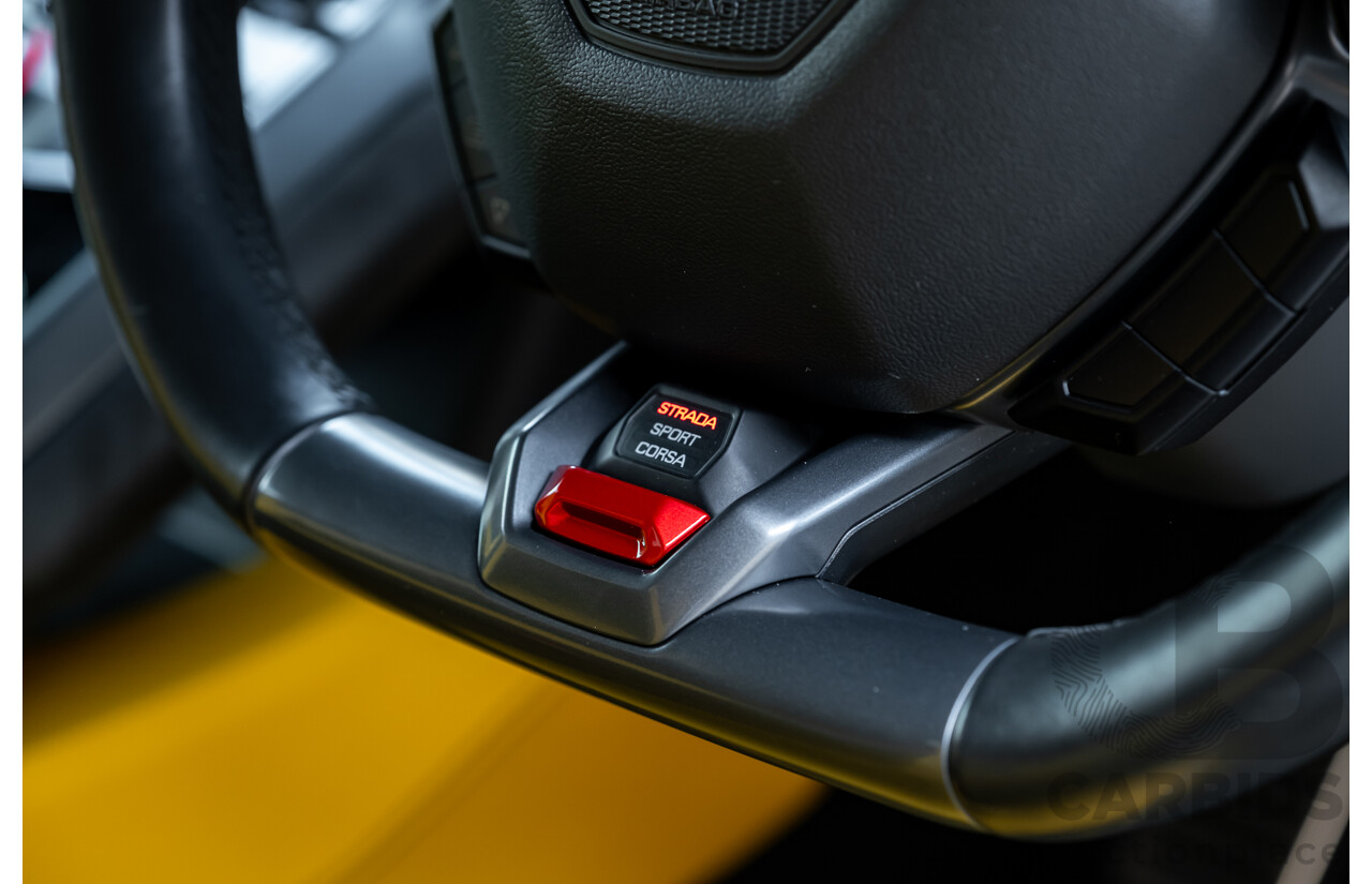 9/2015 Lamborghini Huracan LP 610-4 (AWD) 724 2d Coupe Grigio Nimbus Silver Metallic V10 5.2L