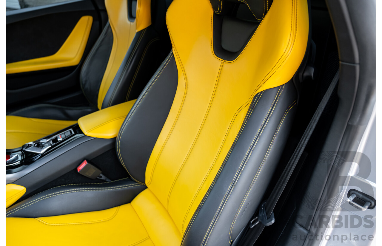 9/2015 Lamborghini Huracan LP 610-4 (AWD) 724 2d Coupe Grigio Nimbus Silver Metallic V10 5.2L