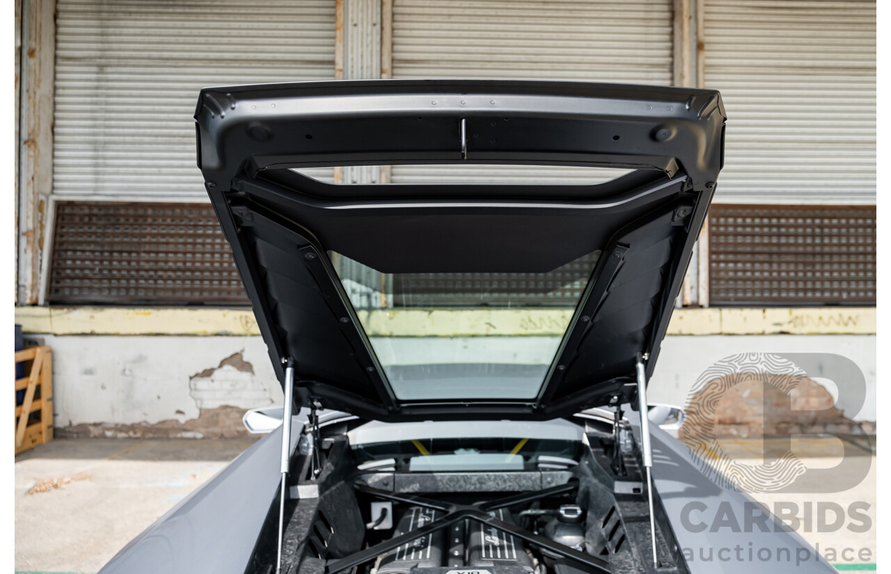 9/2015 Lamborghini Huracan LP 610-4 (AWD) 724 2d Coupe Grigio Nimbus Silver Metallic V10 5.2L