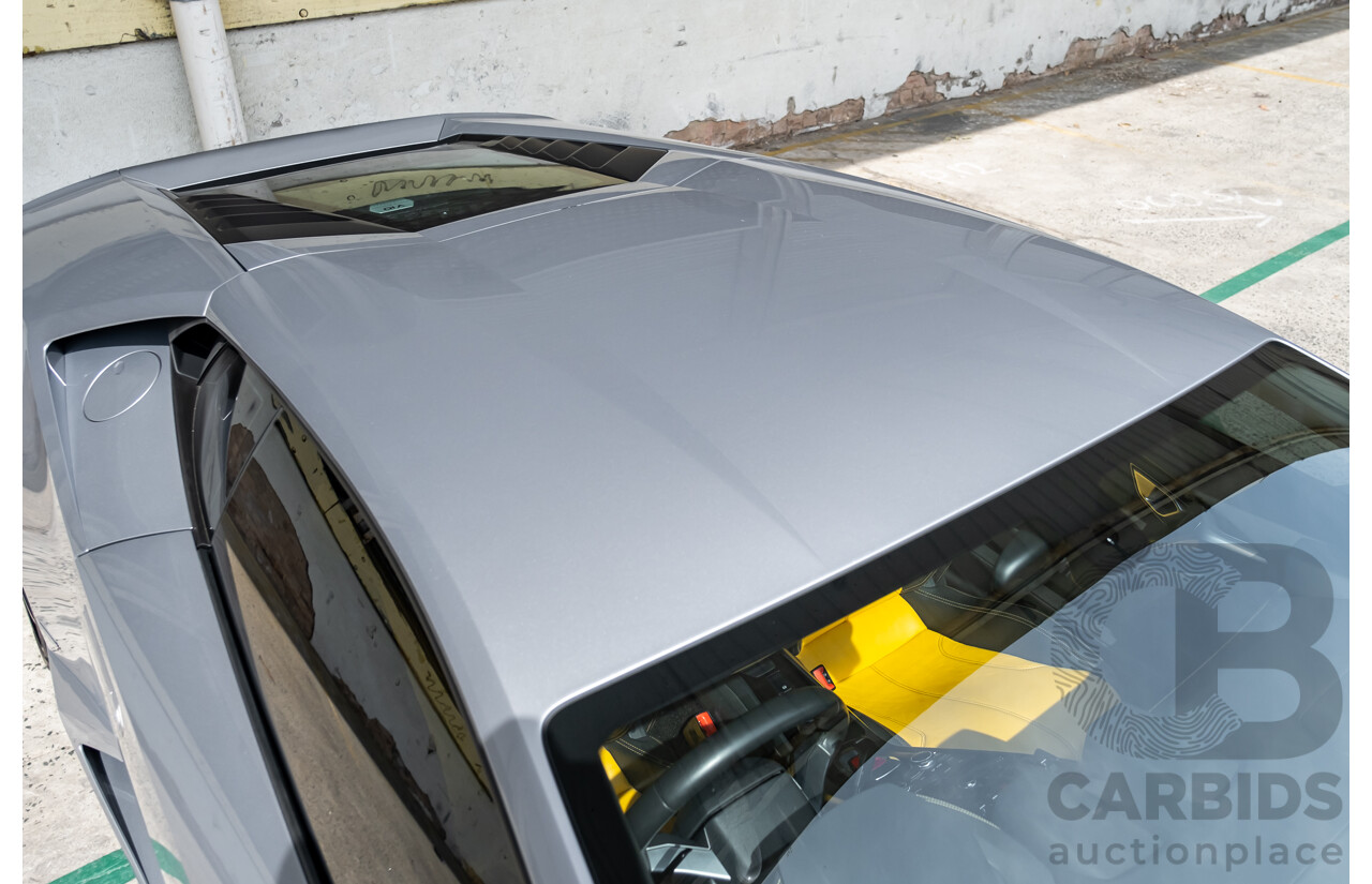 9/2015 Lamborghini Huracan LP 610-4 (AWD) 724 2d Coupe Grigio Nimbus Silver Metallic V10 5.2L