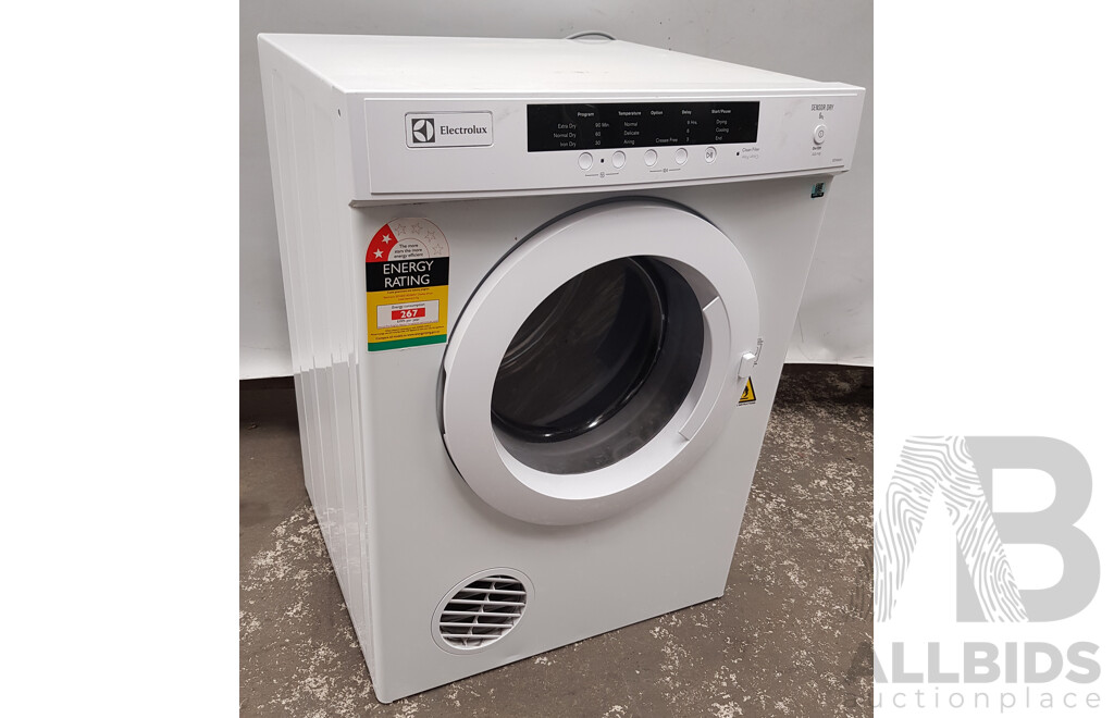 Electrolux 6kg Sensor Dry Clothes Dryer