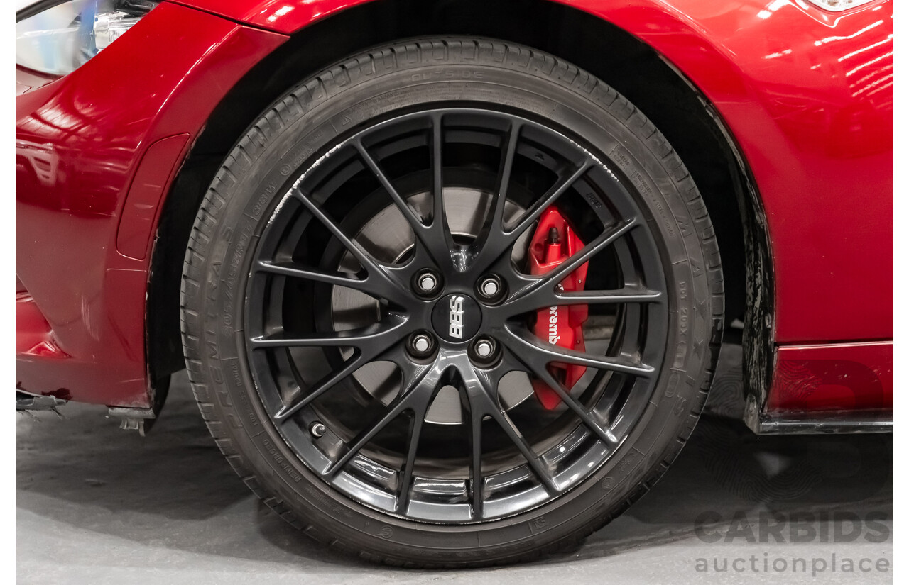 2/2018 Mazda MX-5 RF Limited Edition NC 2d Convertible Metallic Soul Red 2.0L