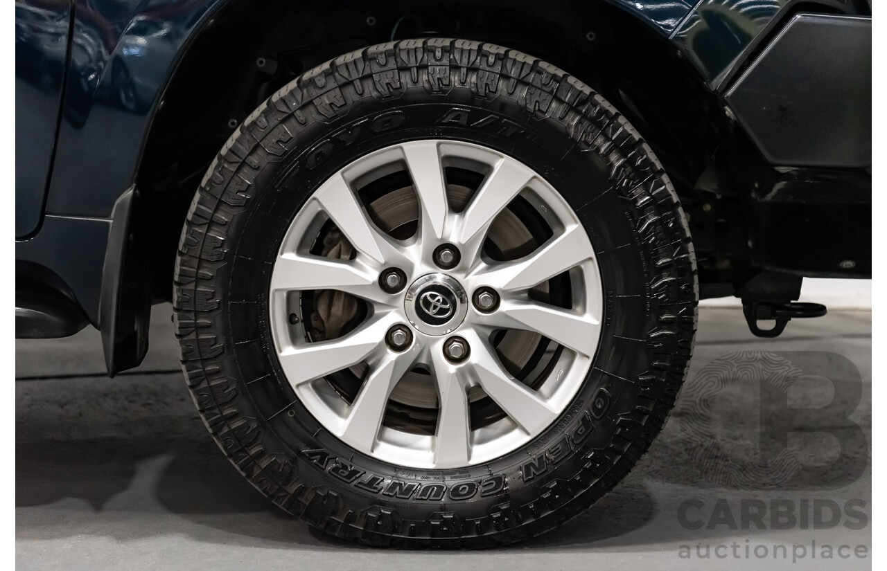 6/2019 Toyota Landcruiser Sahara (4x4) VDJ200R MY19 4d Wagon Metallic Blue Turbo Diesel V8 4.5L