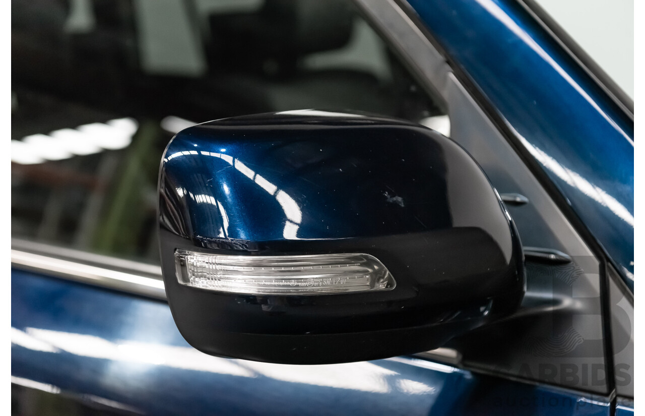 6/2019 Toyota Landcruiser Sahara (4x4) VDJ200R MY19 4d Wagon Metallic Blue Turbo Diesel V8 4.5L