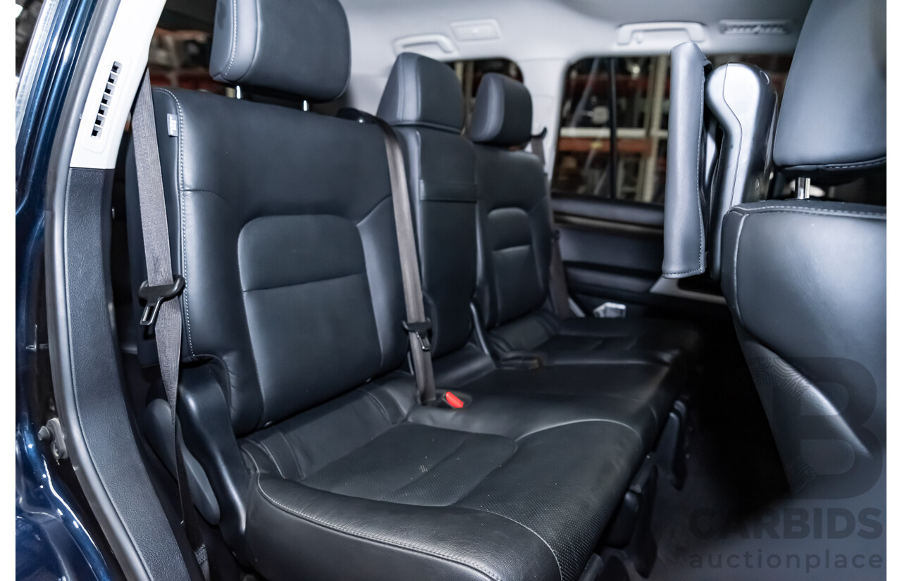 6/2019 Toyota Landcruiser Sahara (4x4) VDJ200R MY19 4d Wagon Metallic Blue Turbo Diesel V8 4.5L
