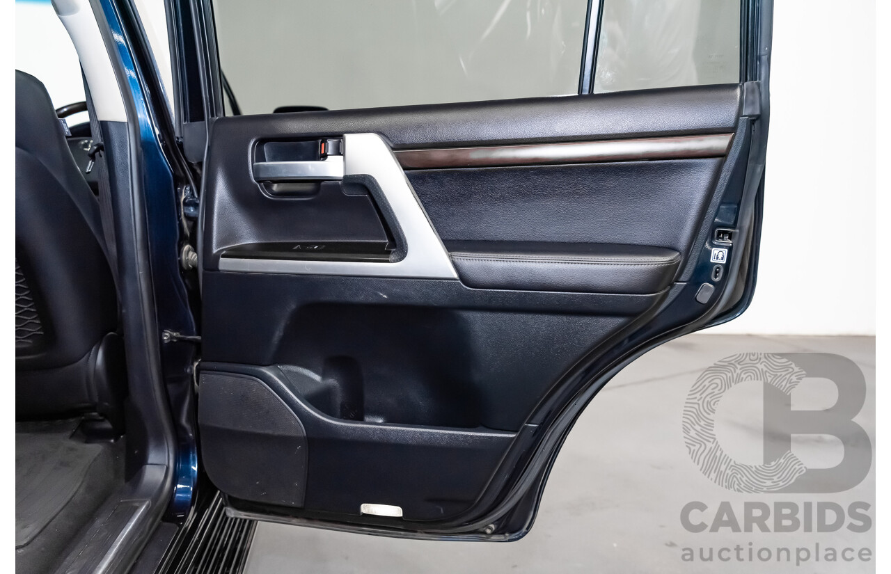 6/2019 Toyota Landcruiser Sahara (4x4) VDJ200R MY19 4d Wagon Metallic Blue Turbo Diesel V8 4.5L