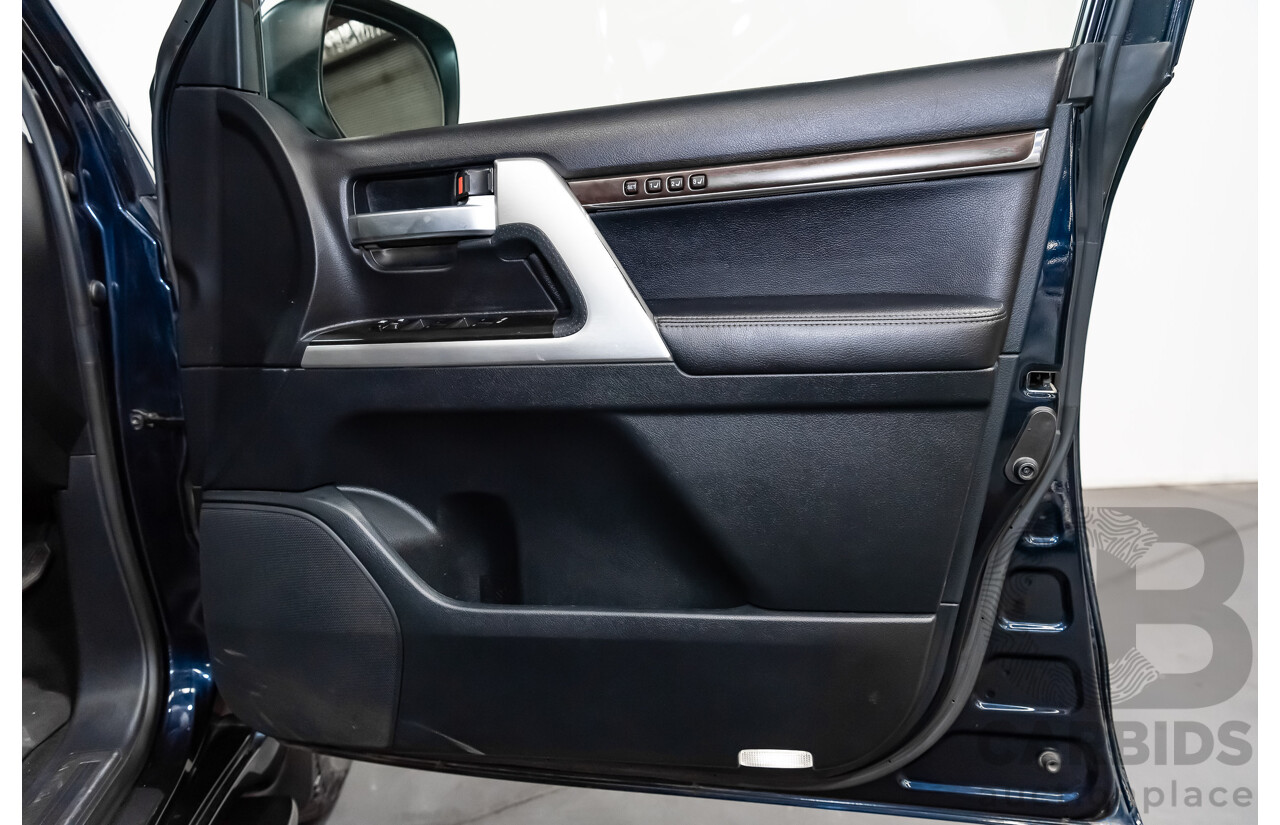 6/2019 Toyota Landcruiser Sahara (4x4) VDJ200R MY19 4d Wagon Metallic Blue Turbo Diesel V8 4.5L