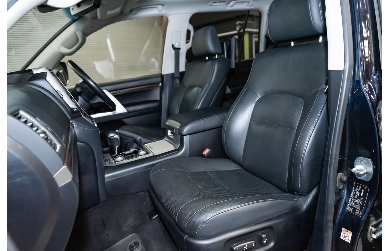6/2019 Toyota Landcruiser Sahara (4x4) VDJ200R MY19 4d Wagon Metallic Blue Turbo Diesel V8 4.5L