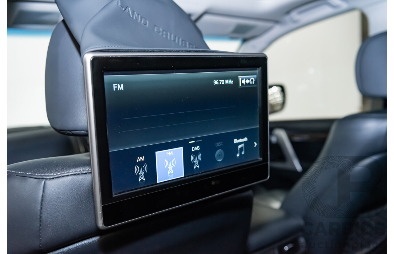 6/2019 Toyota Landcruiser Sahara (4x4) VDJ200R MY19 4d Wagon Metallic Blue Turbo Diesel V8 4.5L