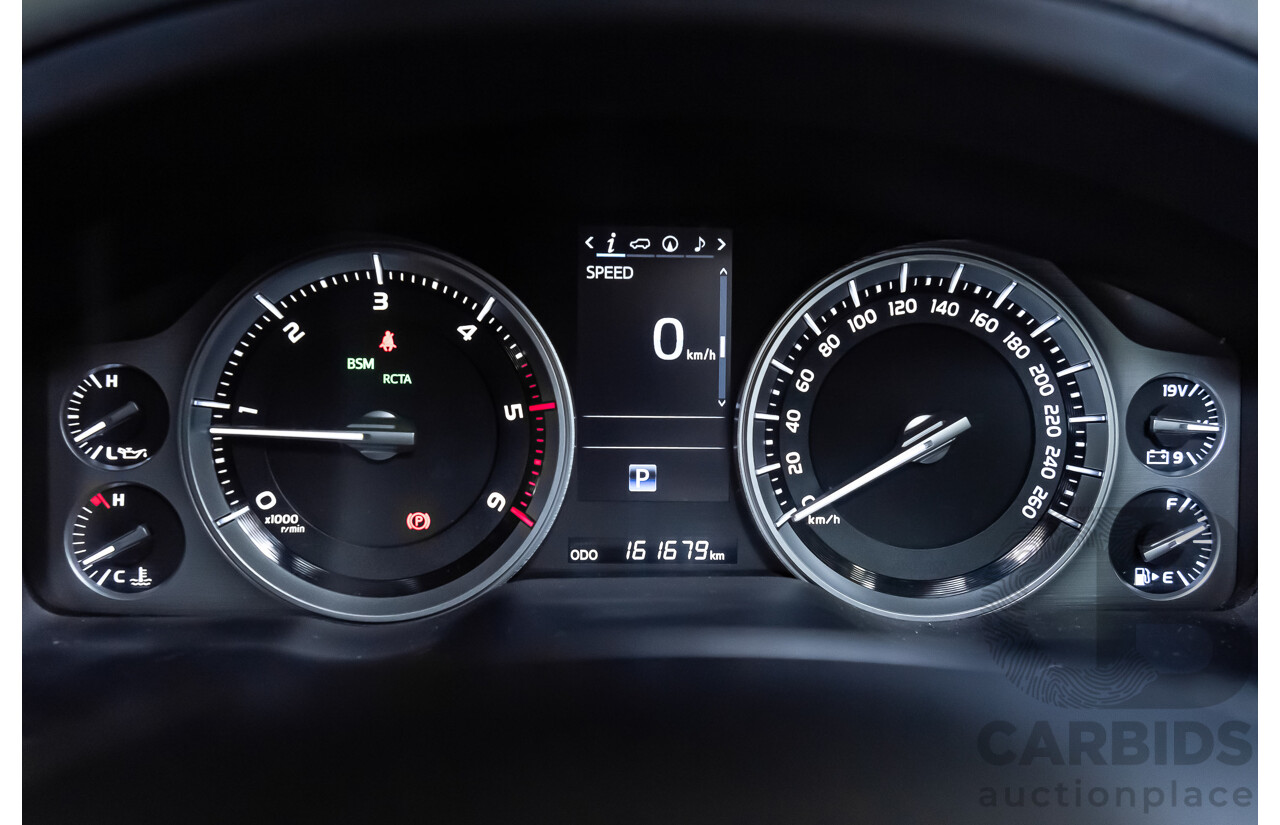 6/2019 Toyota Landcruiser Sahara (4x4) VDJ200R MY19 4d Wagon Metallic Blue Turbo Diesel V8 4.5L