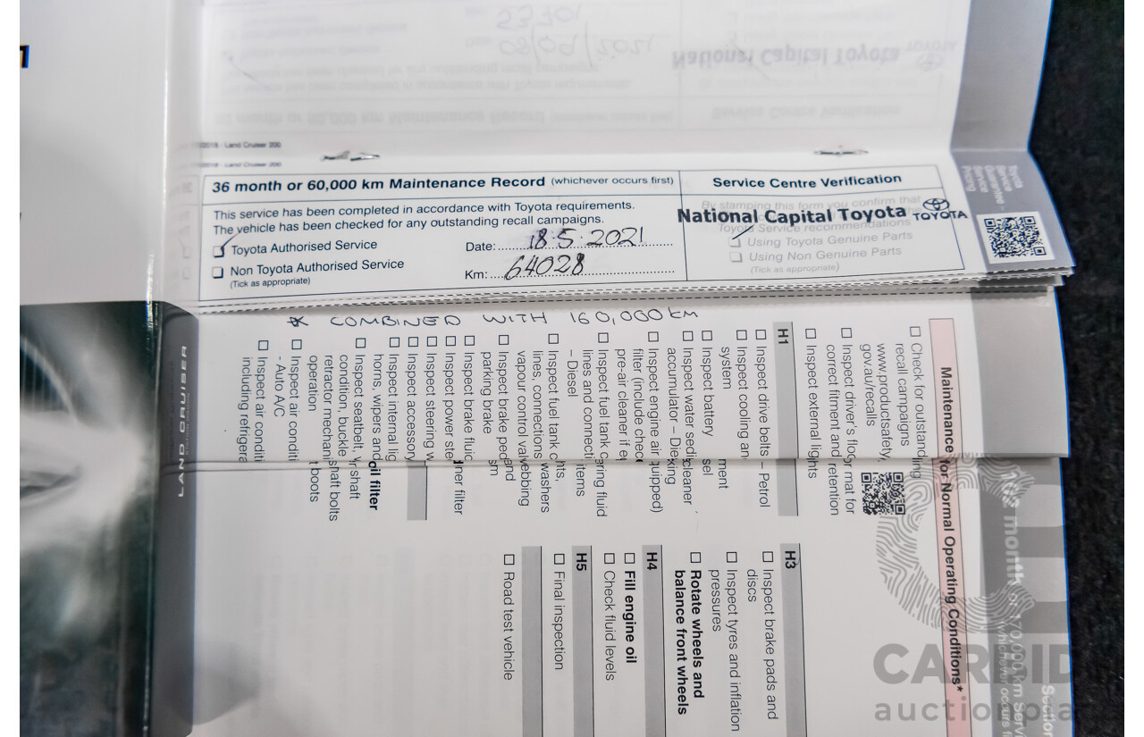 6/2019 Toyota Landcruiser Sahara (4x4) VDJ200R MY19 4d Wagon Metallic Blue Turbo Diesel V8 4.5L