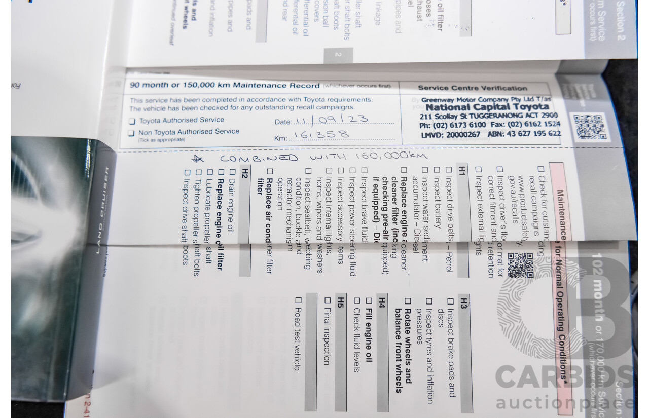 6/2019 Toyota Landcruiser Sahara (4x4) VDJ200R MY19 4d Wagon Metallic Blue Turbo Diesel V8 4.5L