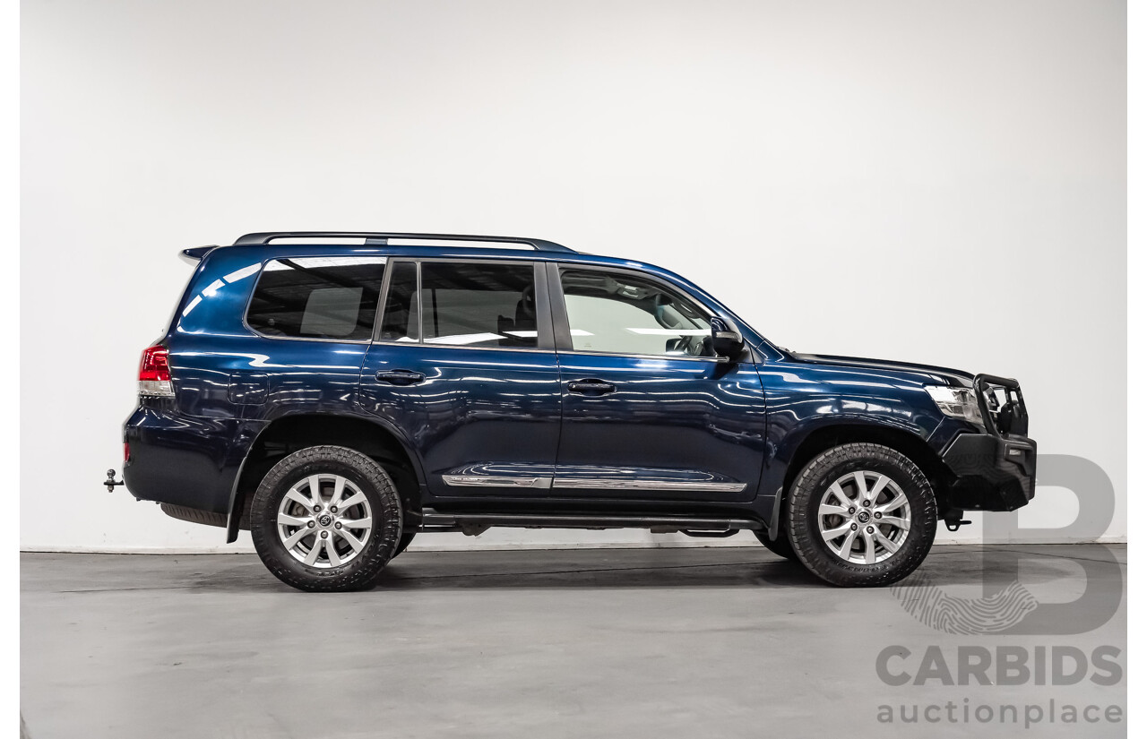 6/2019 Toyota Landcruiser Sahara (4x4) VDJ200R MY19 4d Wagon Metallic Blue Turbo Diesel V8 4.5L