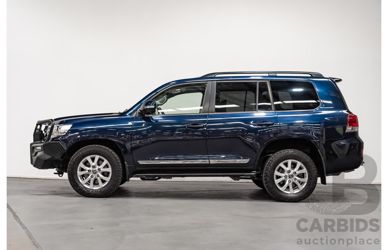 6/2019 Toyota Landcruiser Sahara (4x4) VDJ200R MY19 4d Wagon Metallic Blue Turbo Diesel V8 4.5L