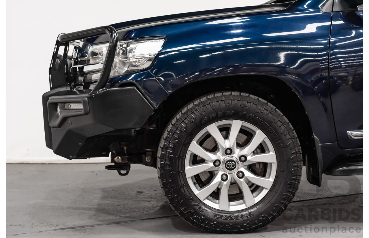6/2019 Toyota Landcruiser Sahara (4x4) VDJ200R MY19 4d Wagon Metallic Blue Turbo Diesel V8 4.5L