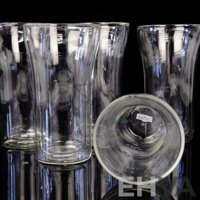 Set Five Bodum Beer Glasses