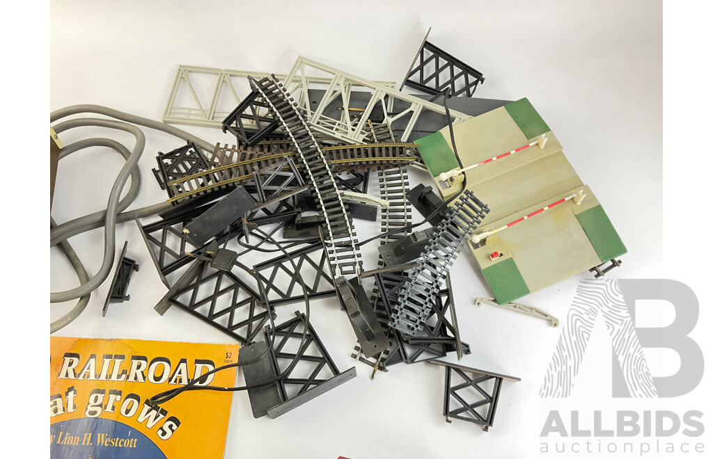 Assortment of HO Scale Rollingstock, Track, Transformers and More