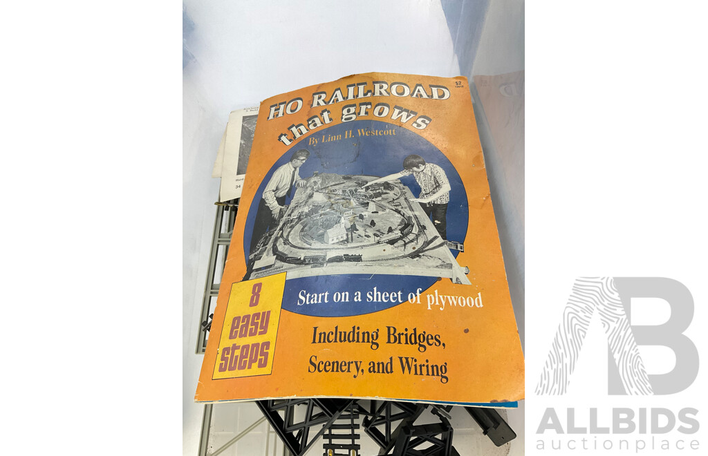 Assortment of HO Scale Rollingstock, Track, Transformers and More