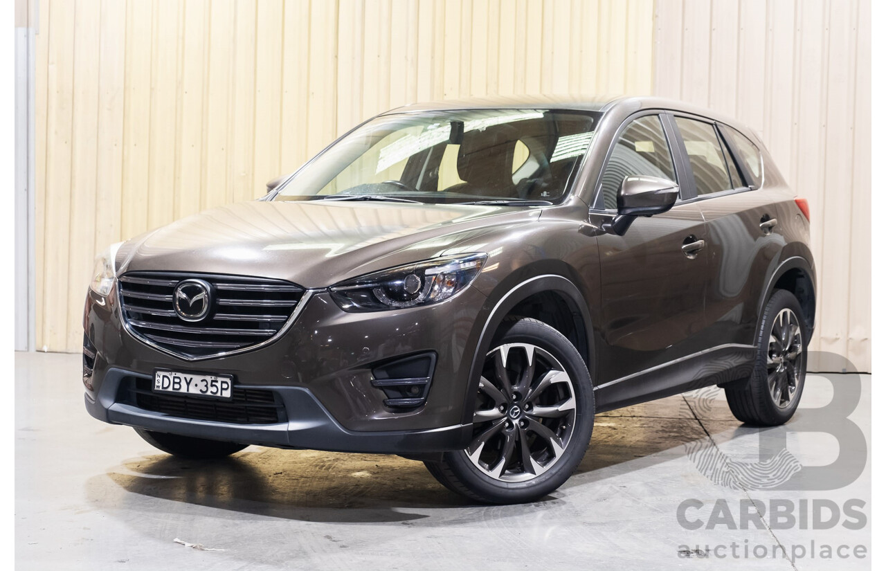 11/2015 Mazda CX-5 Akera (4x4) MY15 4d Wagon Metallic Bronze Turbo Diesel 2.2L