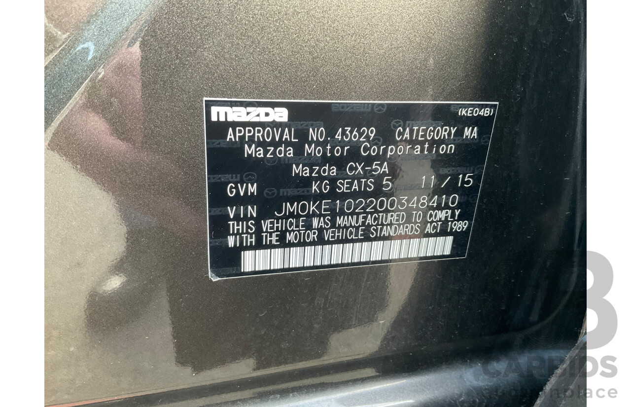 11/2015 Mazda CX-5 Akera (4x4) MY15 4d Wagon Metallic Bronze Turbo Diesel 2.2L