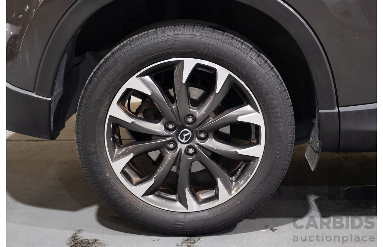 11/2015 Mazda CX-5 Akera (4x4) MY15 4d Wagon Metallic Bronze Turbo Diesel 2.2L