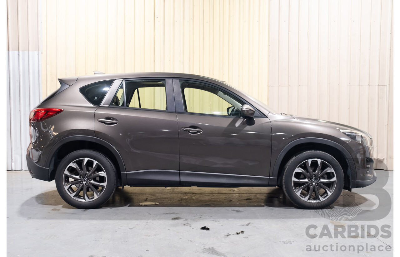 11/2015 Mazda CX-5 Akera (4x4) MY15 4d Wagon Metallic Bronze Turbo Diesel 2.2L