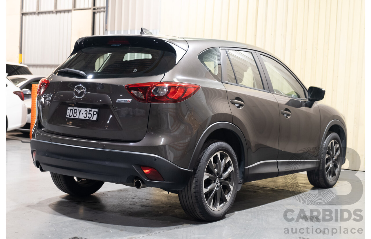 11/2015 Mazda CX-5 Akera (4x4) MY15 4d Wagon Metallic Bronze Turbo Diesel 2.2L