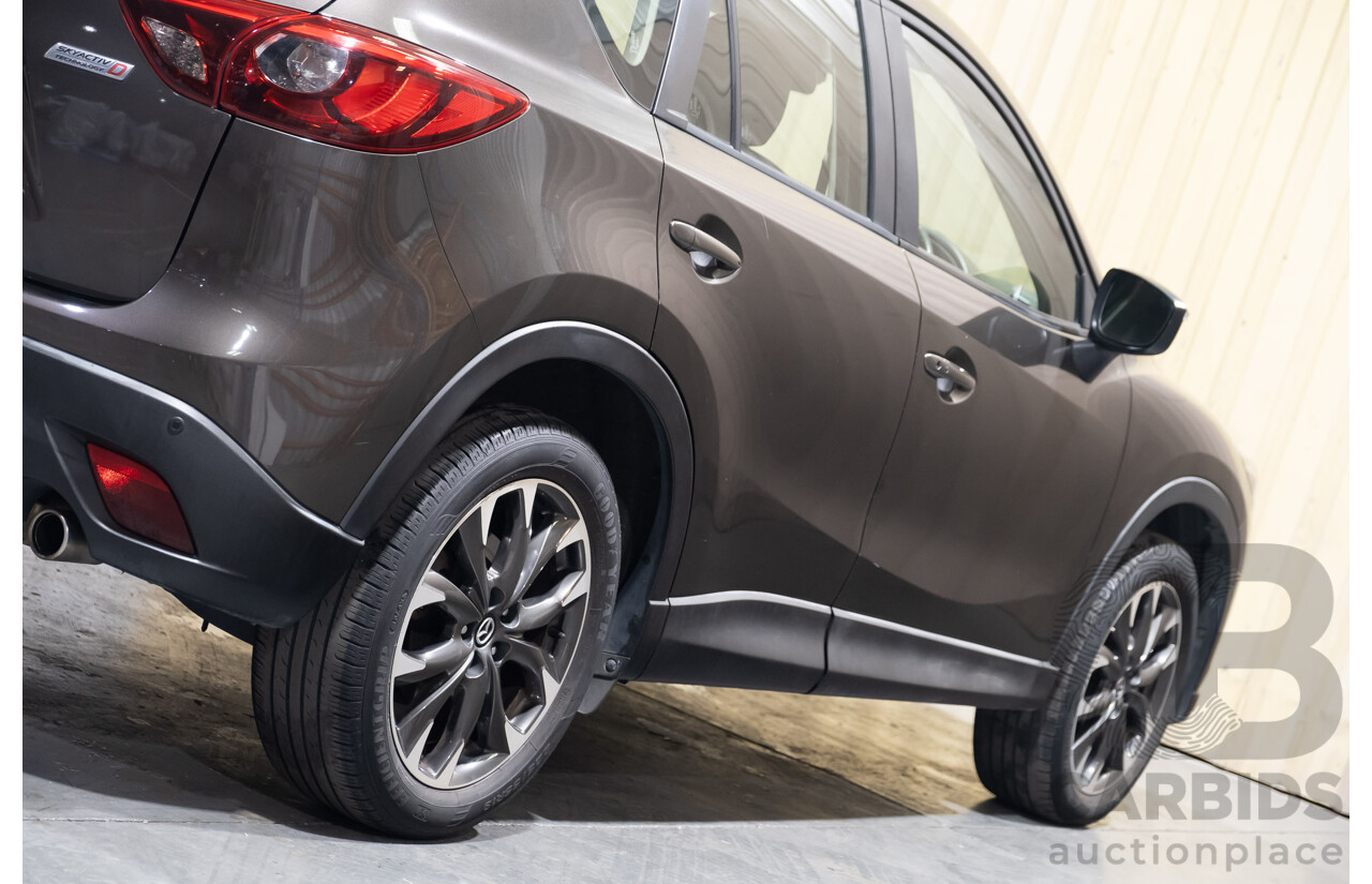 11/2015 Mazda CX-5 Akera (4x4) MY15 4d Wagon Metallic Bronze Turbo Diesel 2.2L