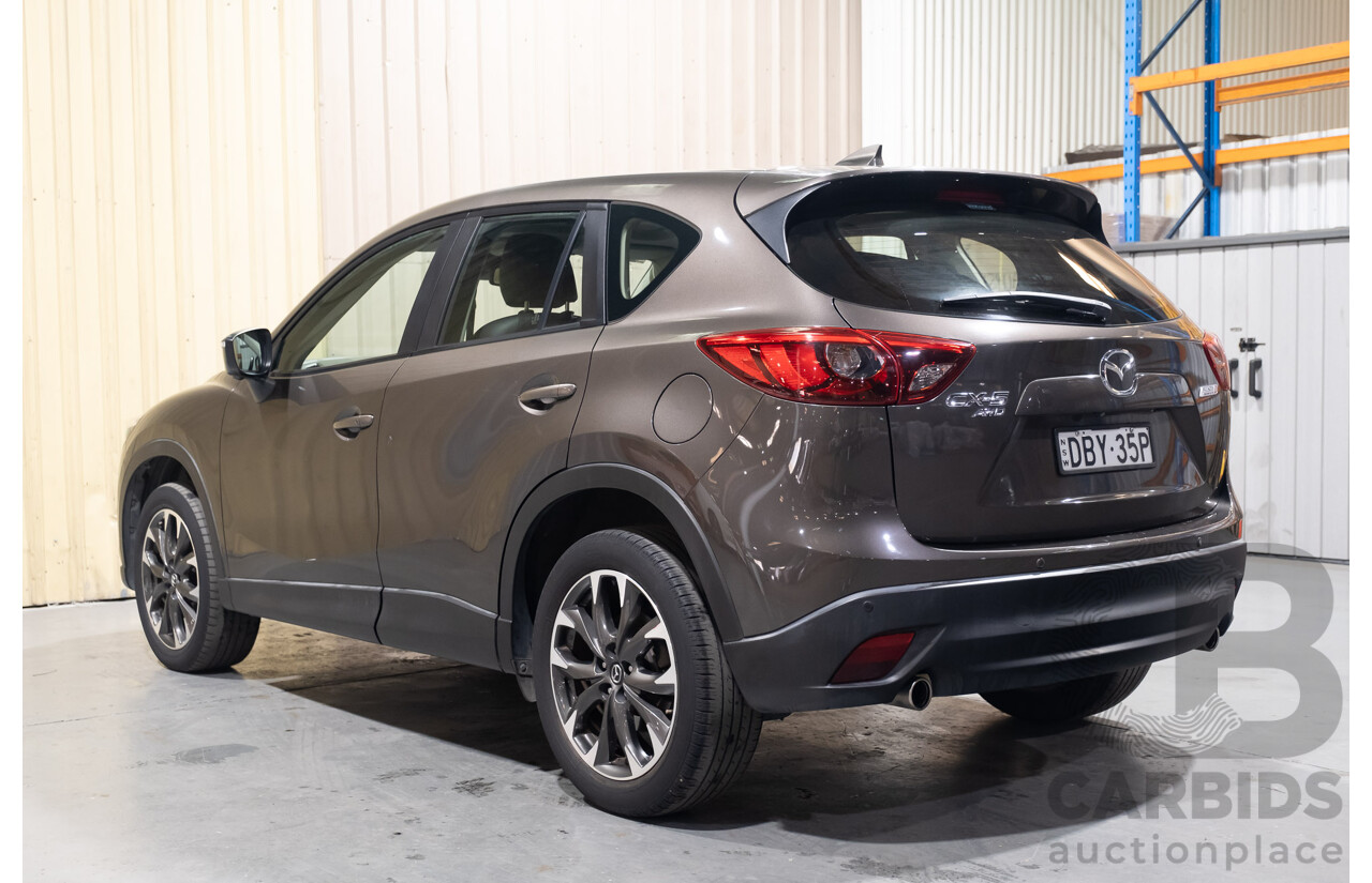 11/2015 Mazda CX-5 Akera (4x4) MY15 4d Wagon Metallic Bronze Turbo Diesel 2.2L