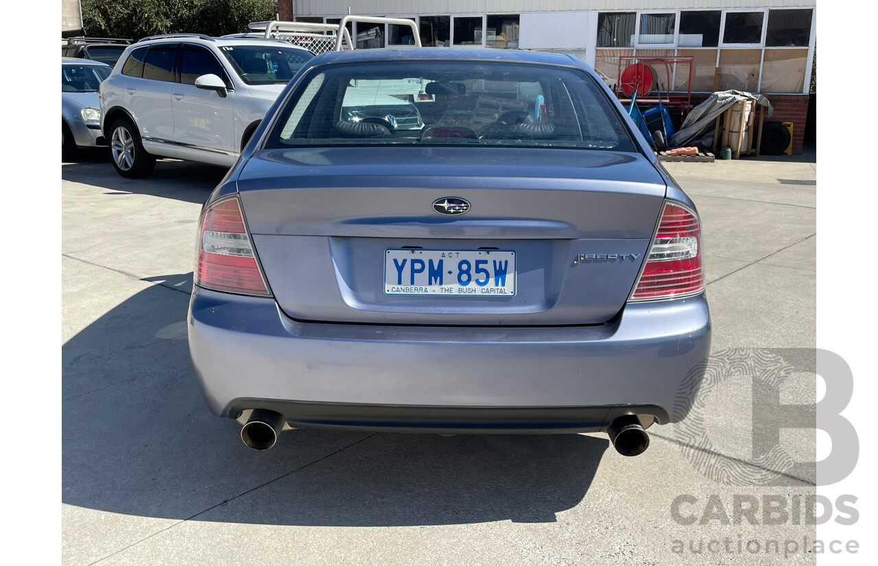 8/2005 Subaru Liberty 3.0R MY05 4d Sedan Grey 3.0L