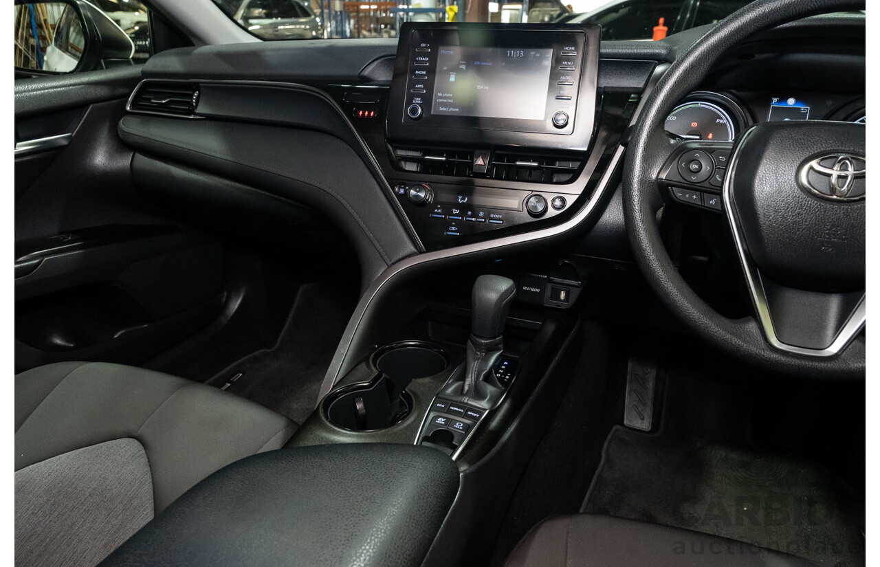 06/2021 Toyota Camry Ascent Hybrid MY21 AXVH70R 4d Sedan White 2.5L Hybrid