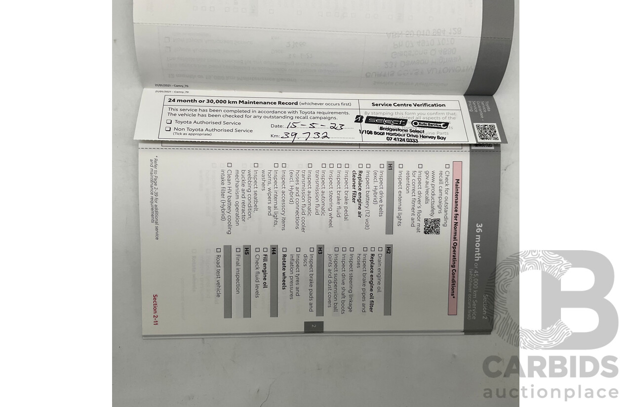 06/2021 Toyota Camry Ascent Hybrid MY21 AXVH70R 4d Sedan White 2.5L Hybrid