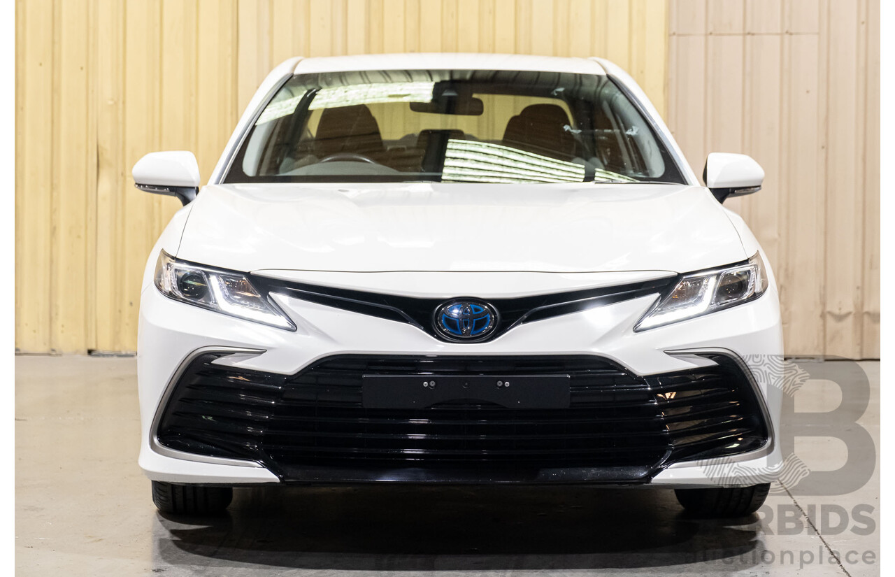 06/2021 Toyota Camry Ascent Hybrid MY21 AXVH70R 4d Sedan White 2.5L Hybrid