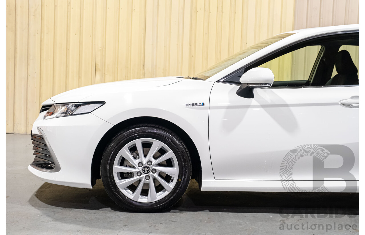 06/2021 Toyota Camry Ascent Hybrid MY21 AXVH70R 4d Sedan White 2.5L Hybrid