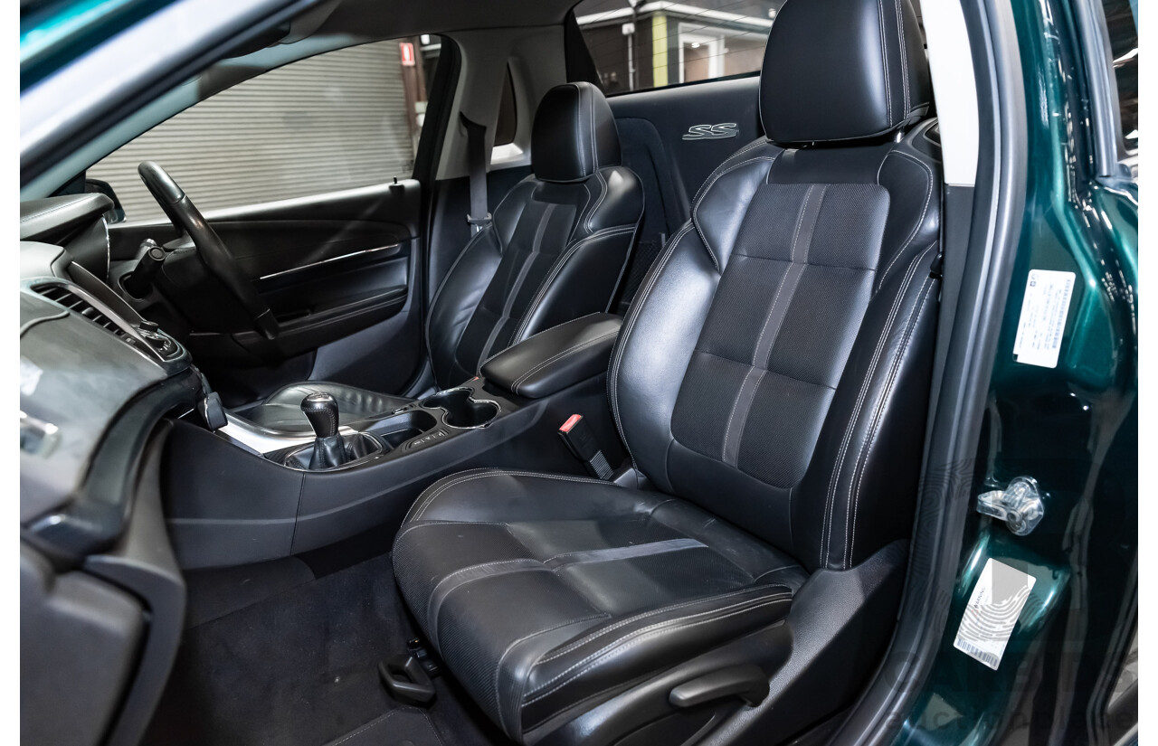 4/2014 Holden Commodore SS-V VF Utility Regal Peacock Metallic Green V8 6.0L