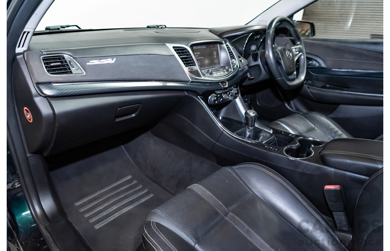 4/2014 Holden Commodore SS-V VF Utility Regal Peacock Metallic Green V8 6.0L