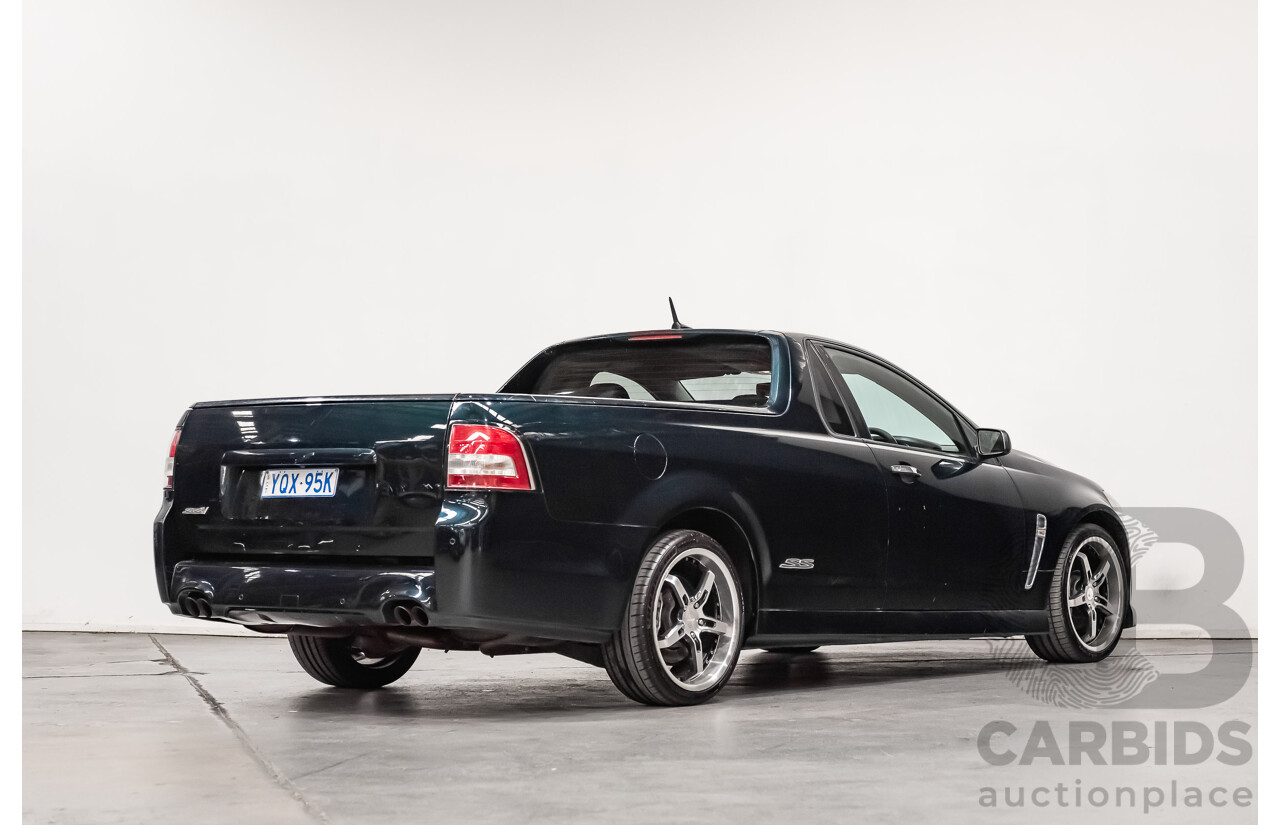 4/2014 Holden Commodore SS-V VF Utility Regal Peacock Metallic Green V8 6.0L
