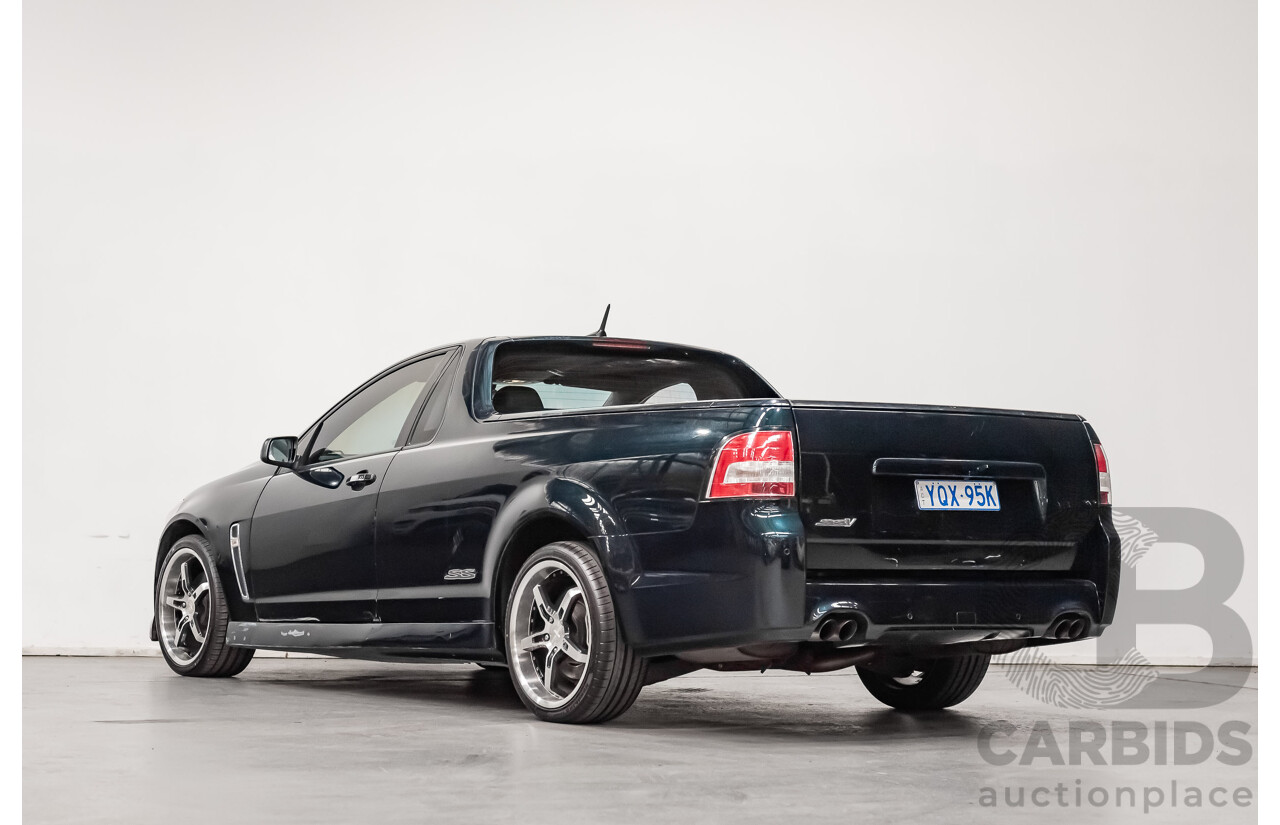 4/2014 Holden Commodore SS-V VF Utility Regal Peacock Metallic Green V8 6.0L
