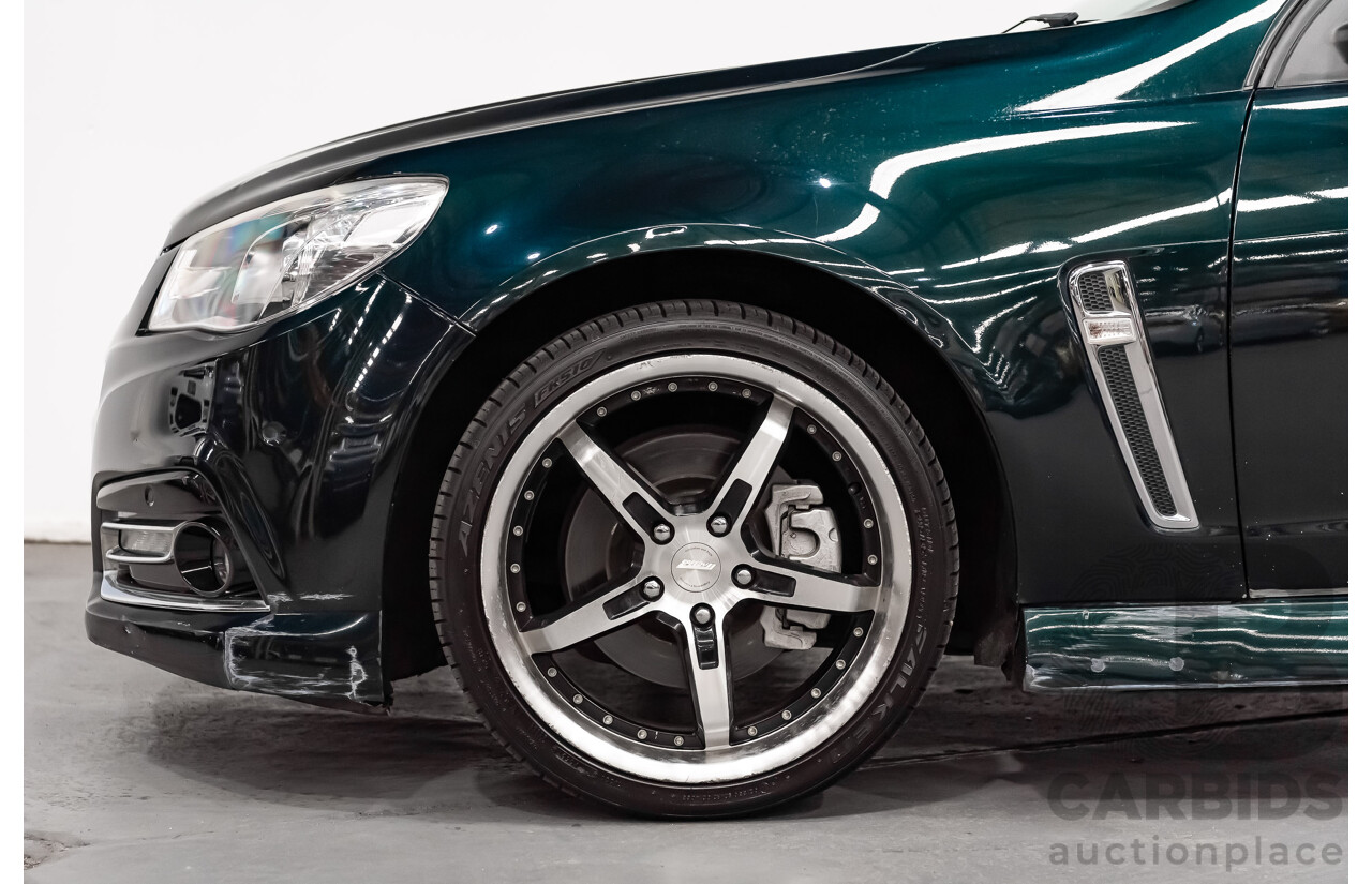 4/2014 Holden Commodore SS-V VF Utility Regal Peacock Metallic Green V8 6.0L