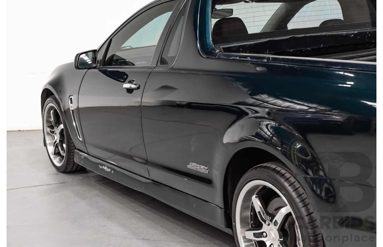 4/2014 Holden Commodore SS-V VF Utility Regal Peacock Metallic Green V8 6.0L