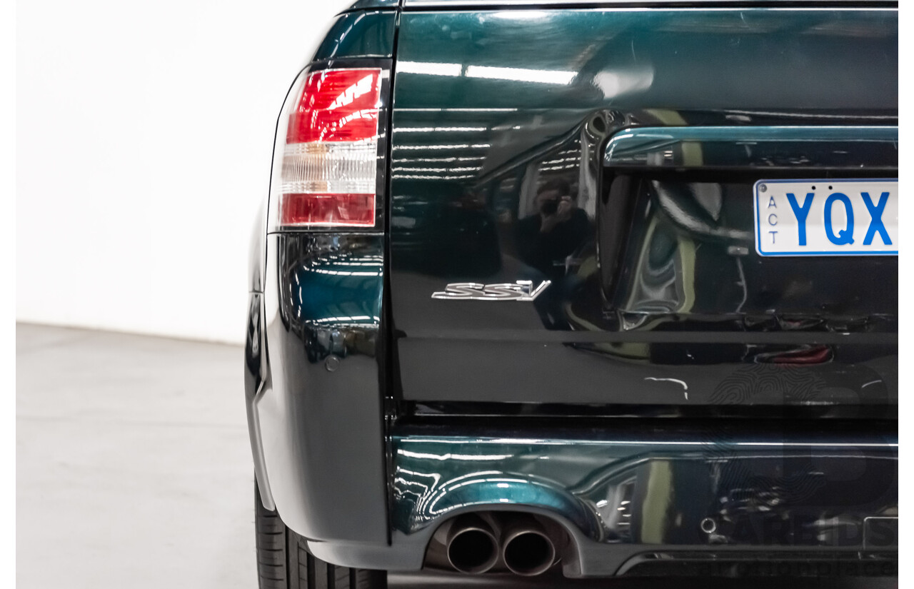 4/2014 Holden Commodore SS-V VF Utility Regal Peacock Metallic Green V8 6.0L