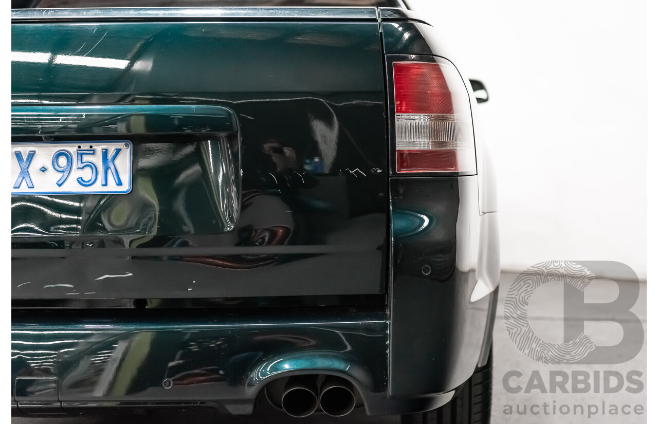 4/2014 Holden Commodore SS-V VF Utility Regal Peacock Metallic Green V8 6.0L