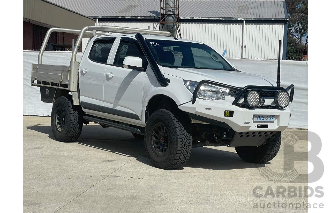 3/2016 Holden Colorado LS (4x4) RG MY15 C/Chas White 2.8L