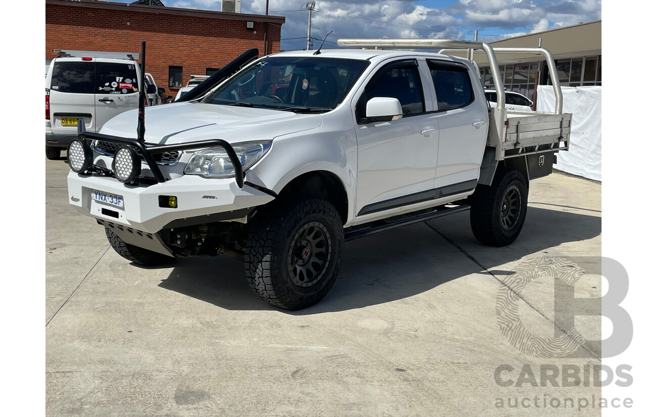 3/2016 Holden Colorado LS (4x4) RG MY15 C/Chas White 2.8L