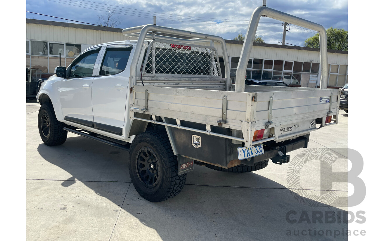 3/2016 Holden Colorado LS (4x4) RG MY15 C/Chas White 2.8L