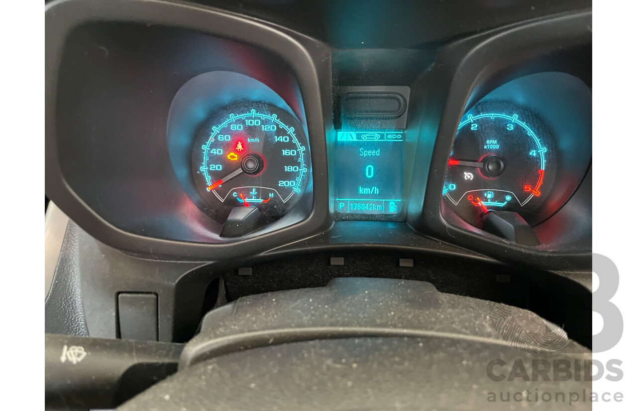 3/2016 Holden Colorado LS (4x4) RG MY15 C/Chas White 2.8L